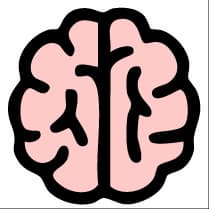 Illustration of a brain, symbolizing neurodivergent therapy